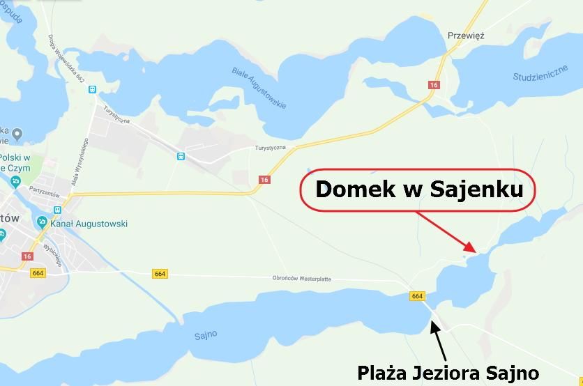 Лоджи Domek w Sajenku Августов